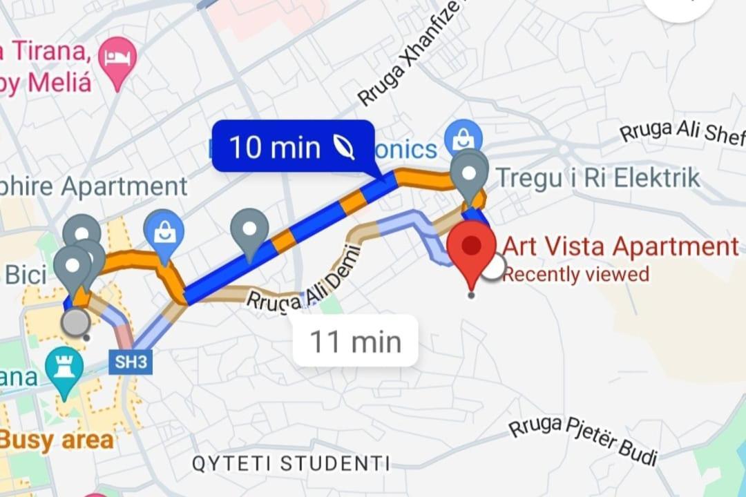 Art Vista Apartment Tiranë Luaran gambar